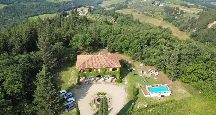 Villa Albertina Монтеспертоли Екстериор снимка