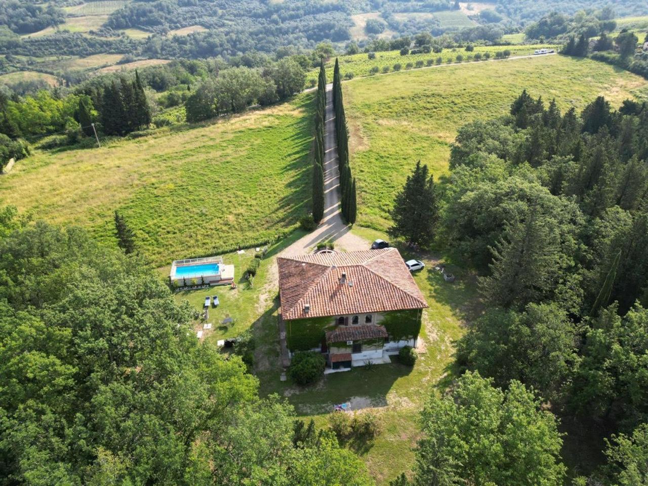Villa Albertina Монтеспертоли Екстериор снимка