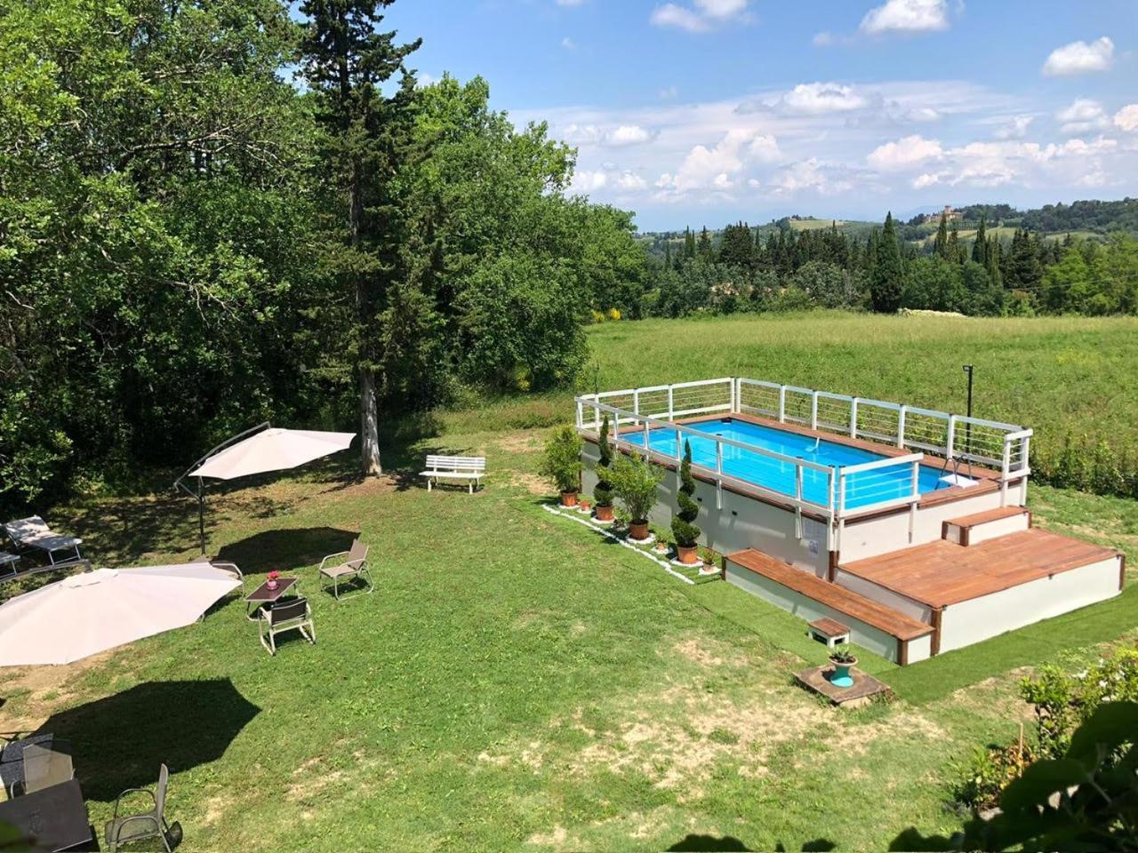 Villa Albertina Монтеспертоли Екстериор снимка