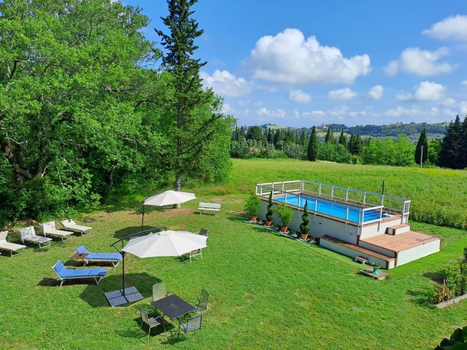 Villa Albertina Монтеспертоли Екстериор снимка